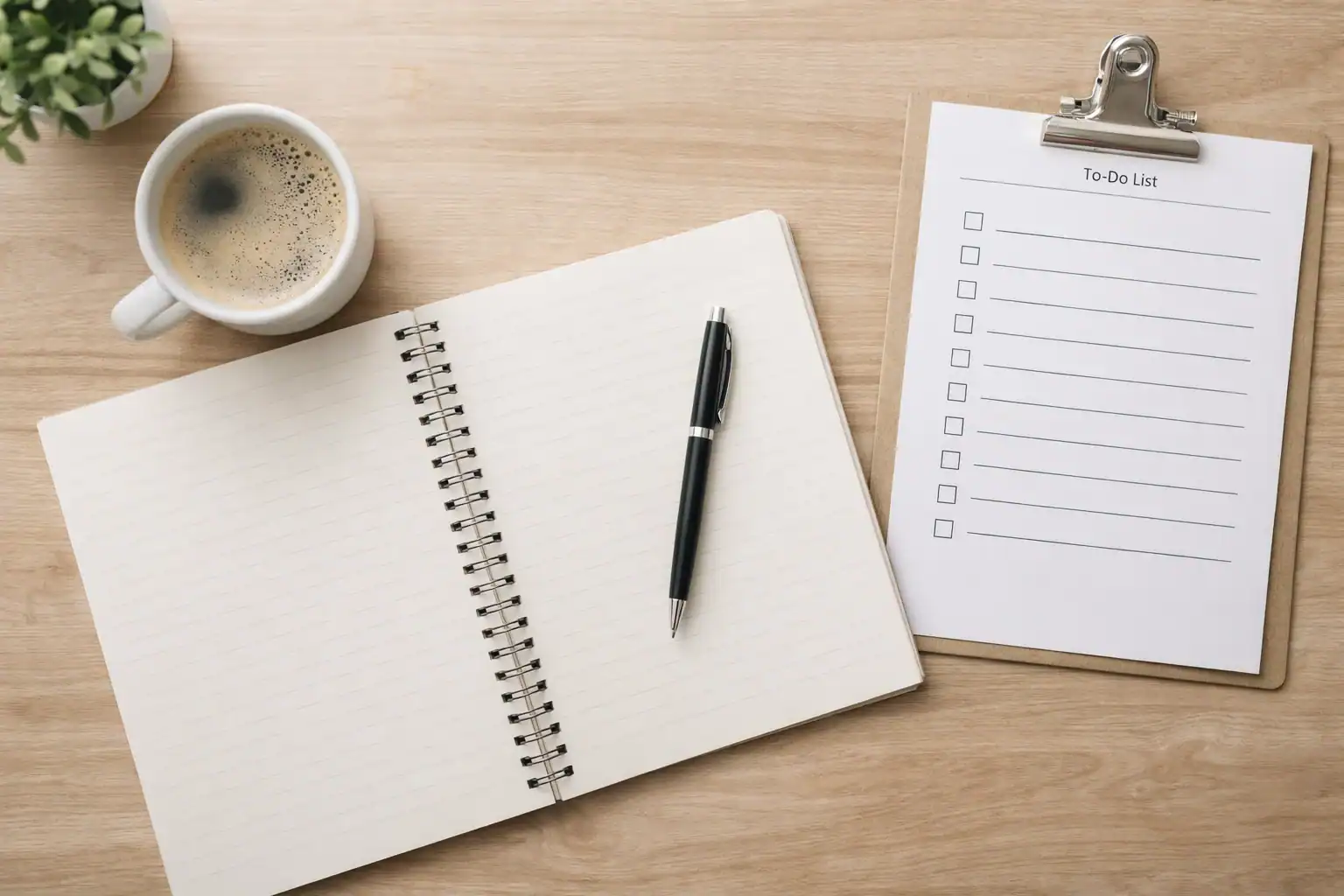 Photo of planning notebook and checklist used to organize a self-settled special needs trust strategy